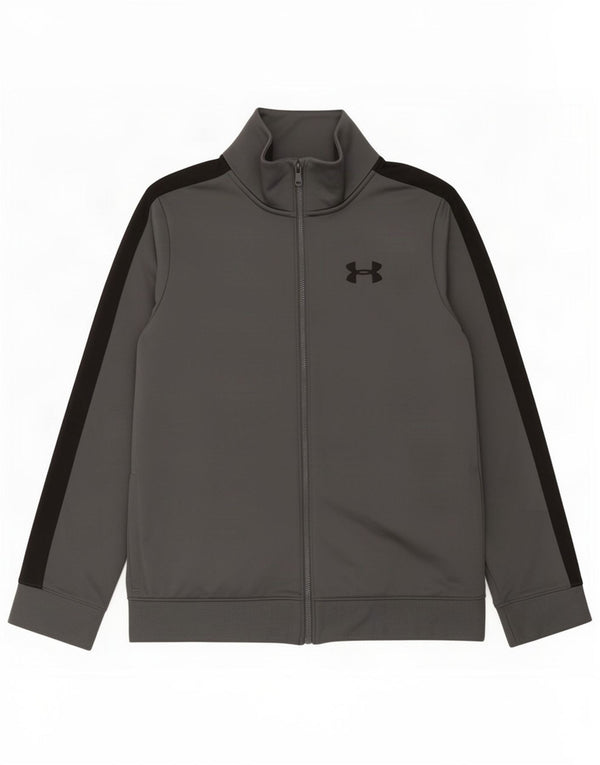 Giacca da tuta da ragazzo Under Armour 11-12 anni Large Grey Colourblock