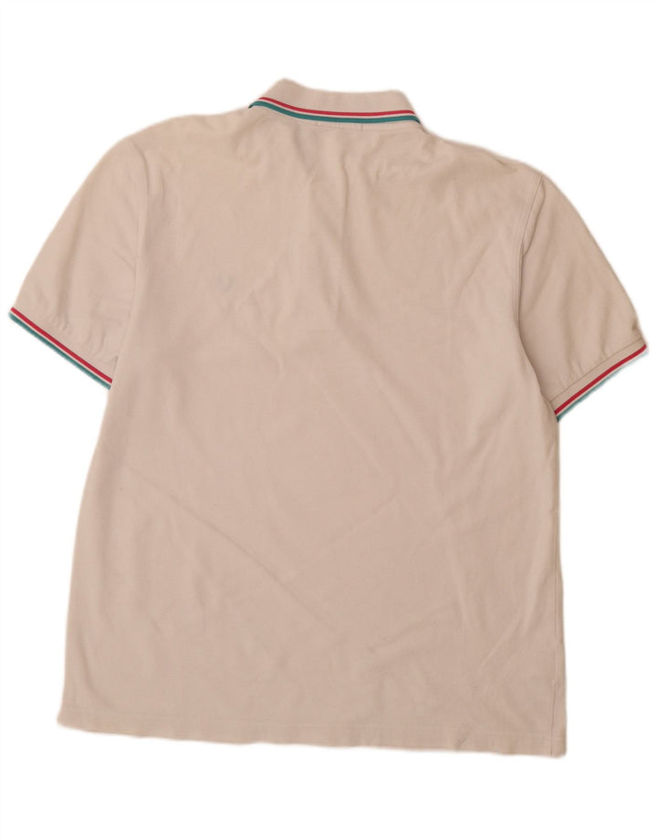 Polo da uomo Fred Perry XL in cotone a righe bianche