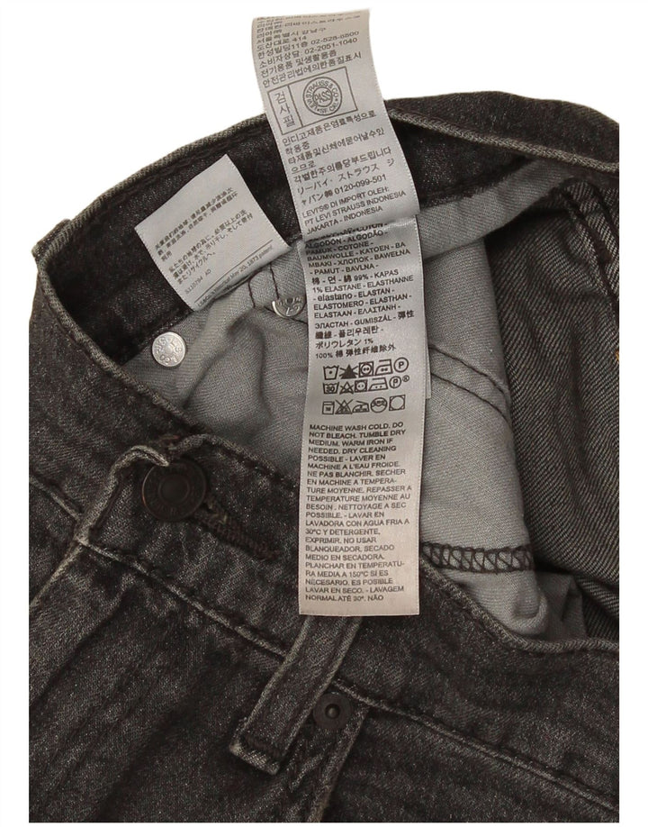 Levi's Uomo 502 Jeans affusolati W31 L29 Cotone grigio