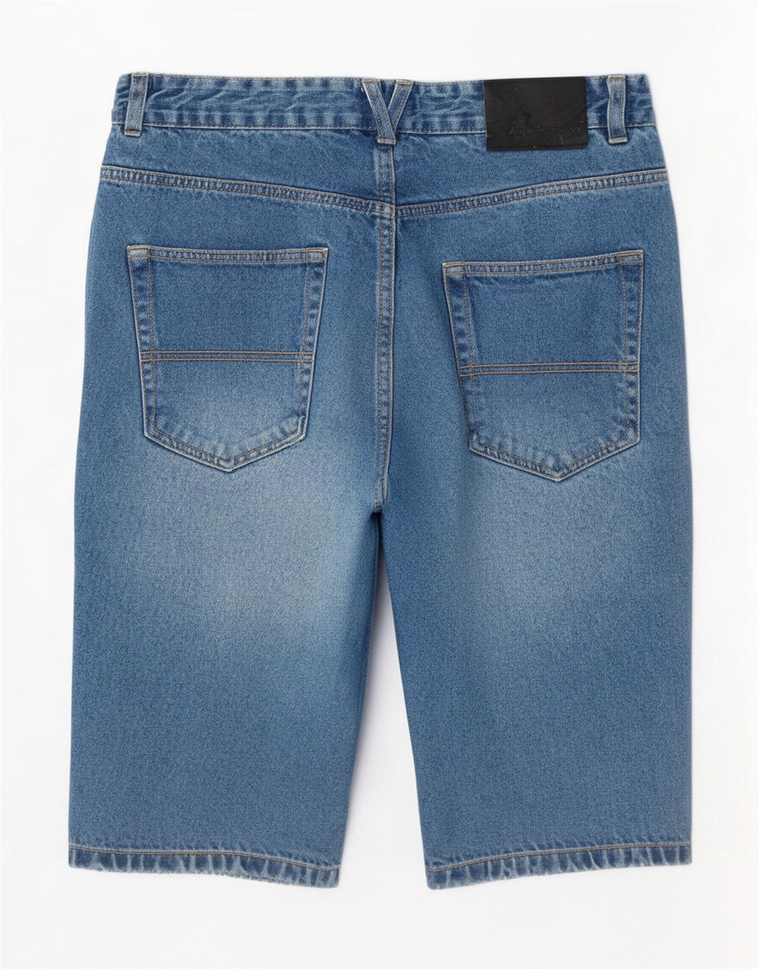 Pantaloncini di jeans vestibilità regolare da uomo Pierre Cardin medio W32 cotone blu