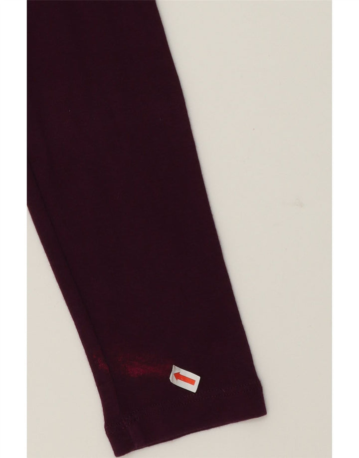 EDDIE BAUER Womens Top Long Sleeve UK 12 Medium Burgundy Cotton Vintage Eddie Bauer and Second-Hand Eddie Bauer from Messina Hembry 