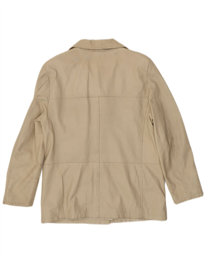 Giacca blazer a 3 bottoni da donna Falconpel IT 44 medio bianco sporco