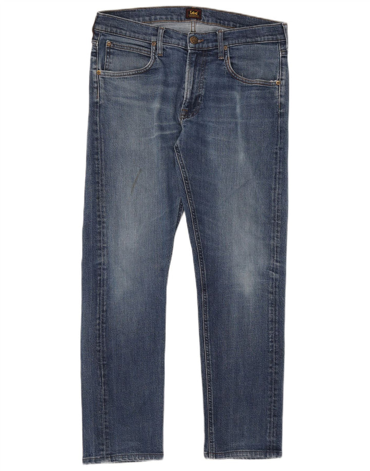 Jeans Lee Daren Zip Fly Slim da uomo W32 L29 cotone blu