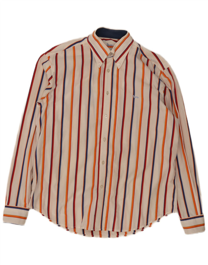Camicia da uomo Harmont & Blaine XL a righe bianche