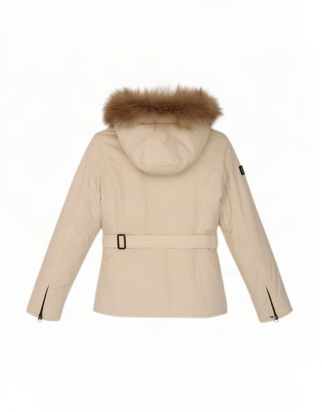 Giacca antipioggia con cappuccio da donna Refrigiwear UK 10 piccola bianca