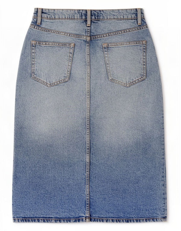 Gonna di jeans Zara da donna media W28 blu