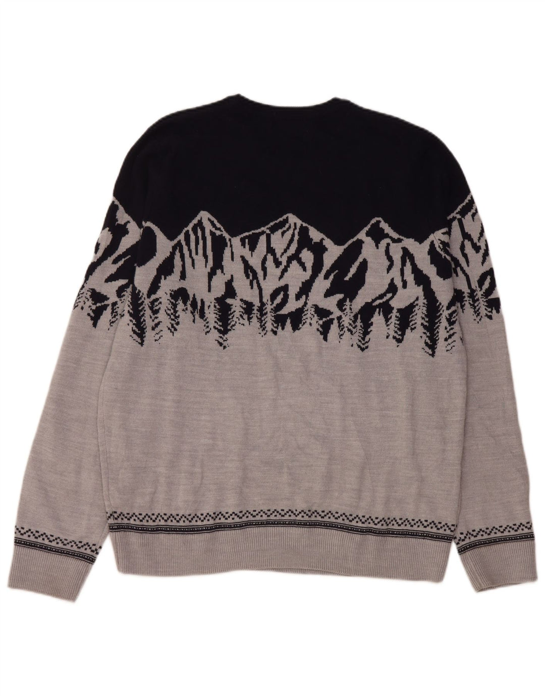 Maglione maglione girocollo da uomo Marks & Spencer grande color grigio