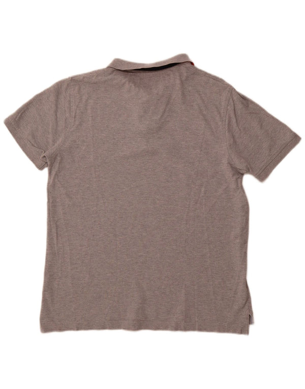 TOMMY HILFIGER Polo da uomo slim fit XL in cotone grigio