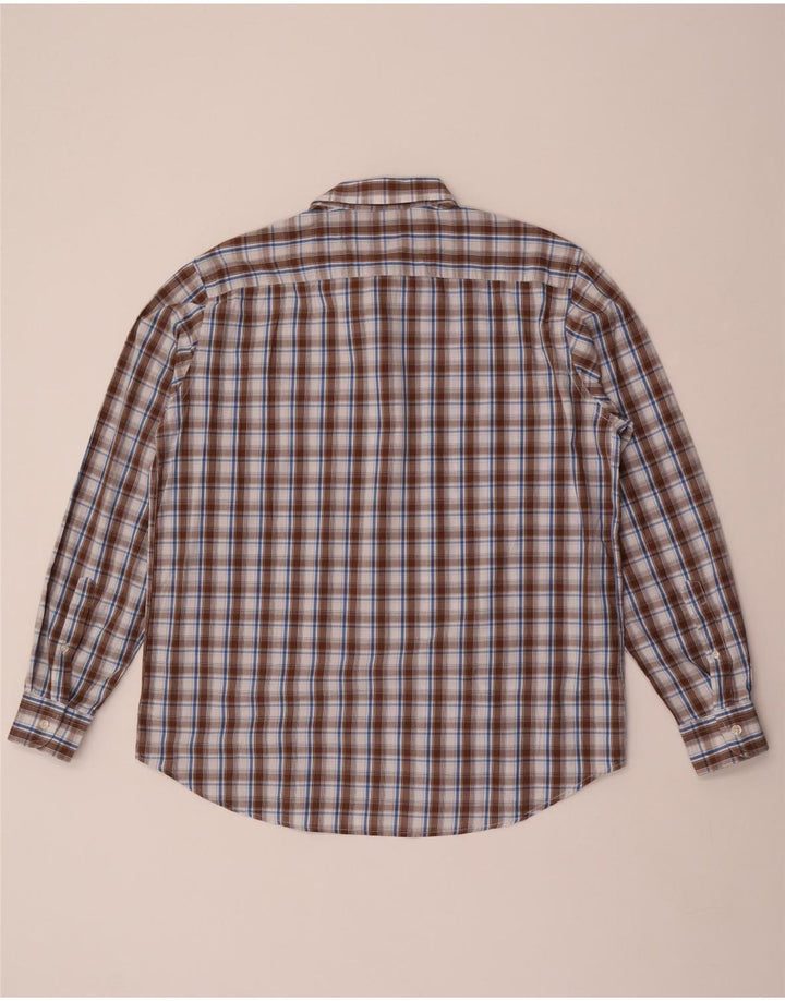 Camicia CARRERA da uomo vestibilità regolare XL marrone a quadri