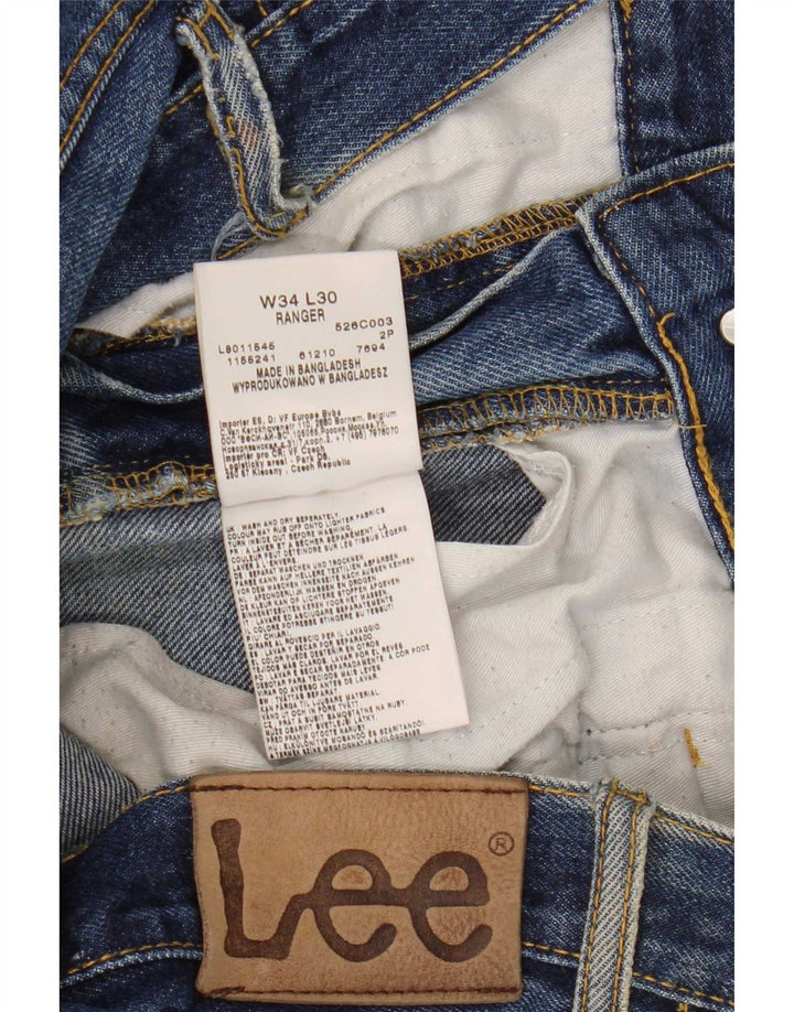 Jeans Lee Ranger Bootcut da uomo W34 L30 in cotone blu
