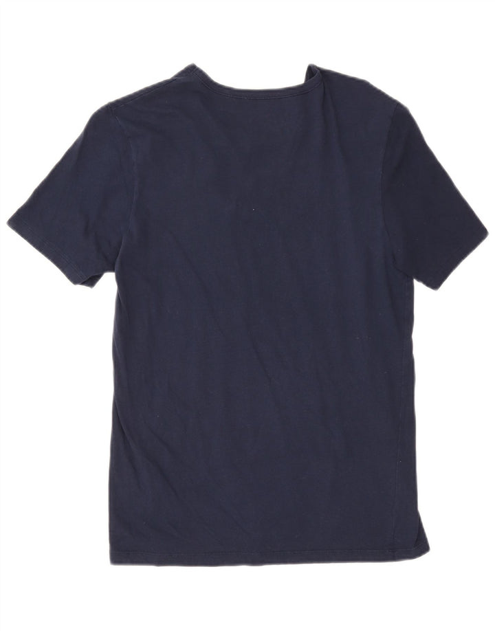 T-shirt da uomo Hugo Boss Top Small in cotone blu navy