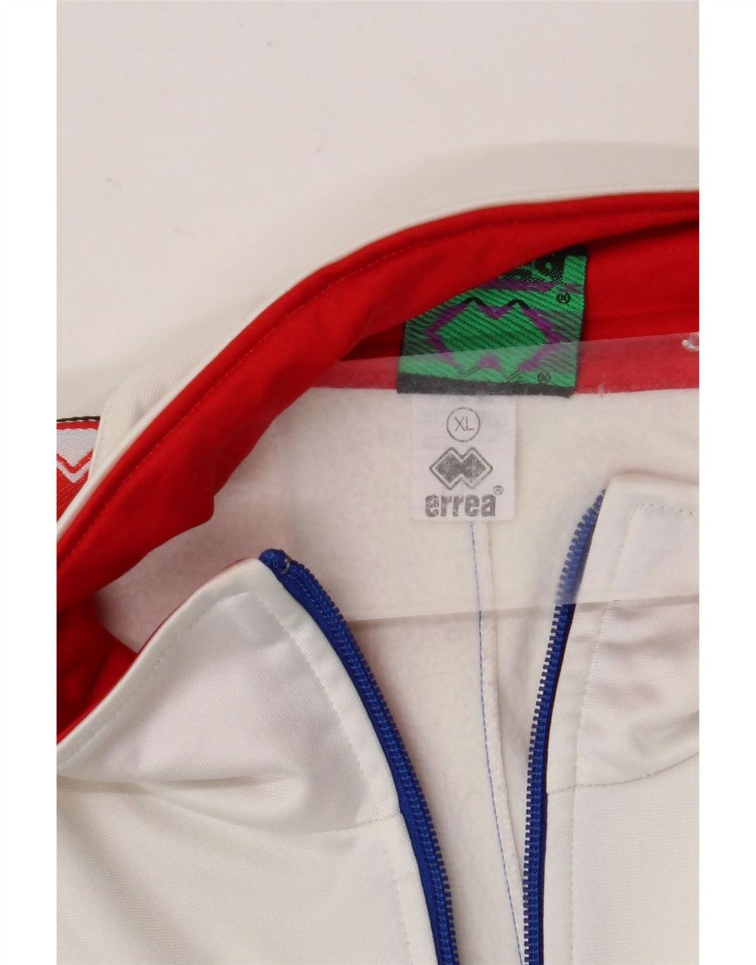 Giacca da ginnastica grafica da uomo Errea XL in nylon color block blu
