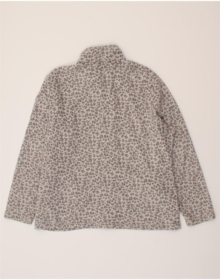 PACO BOUTIQUE Womens Fleece Jacket UK 18 XL Grey Floral Polyester Vintage Paco Boutique and Second-Hand Paco Boutique from Messina Hembry 