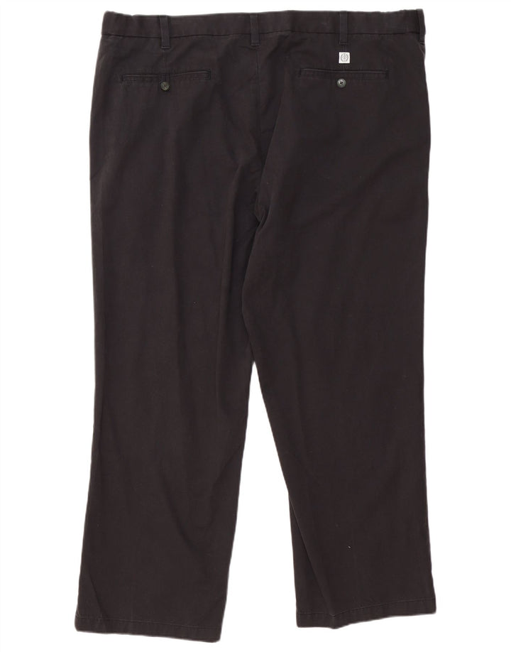Pantaloni chino vestibilità regolare Marks & Spencer da uomo blu Harbour W44 L29 neri
