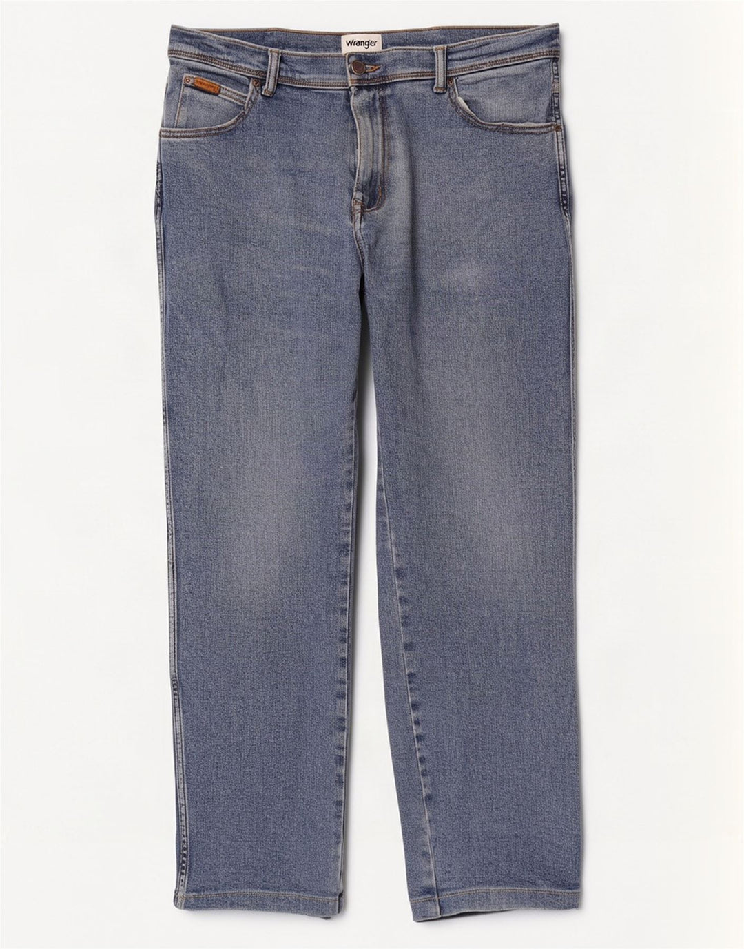 Jeans dritti da uomo Wrangler W36 L32 cotone blu