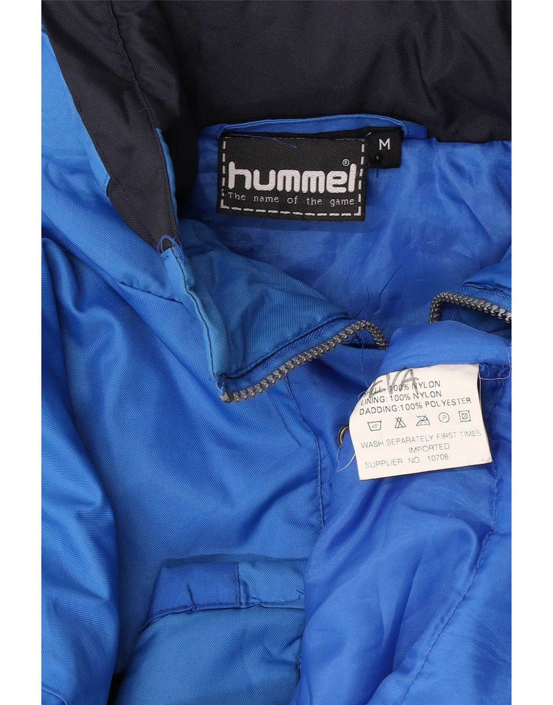 Giacca a vento grafica da uomo con vestibilità ampia Hummel UK 38 Blu medio