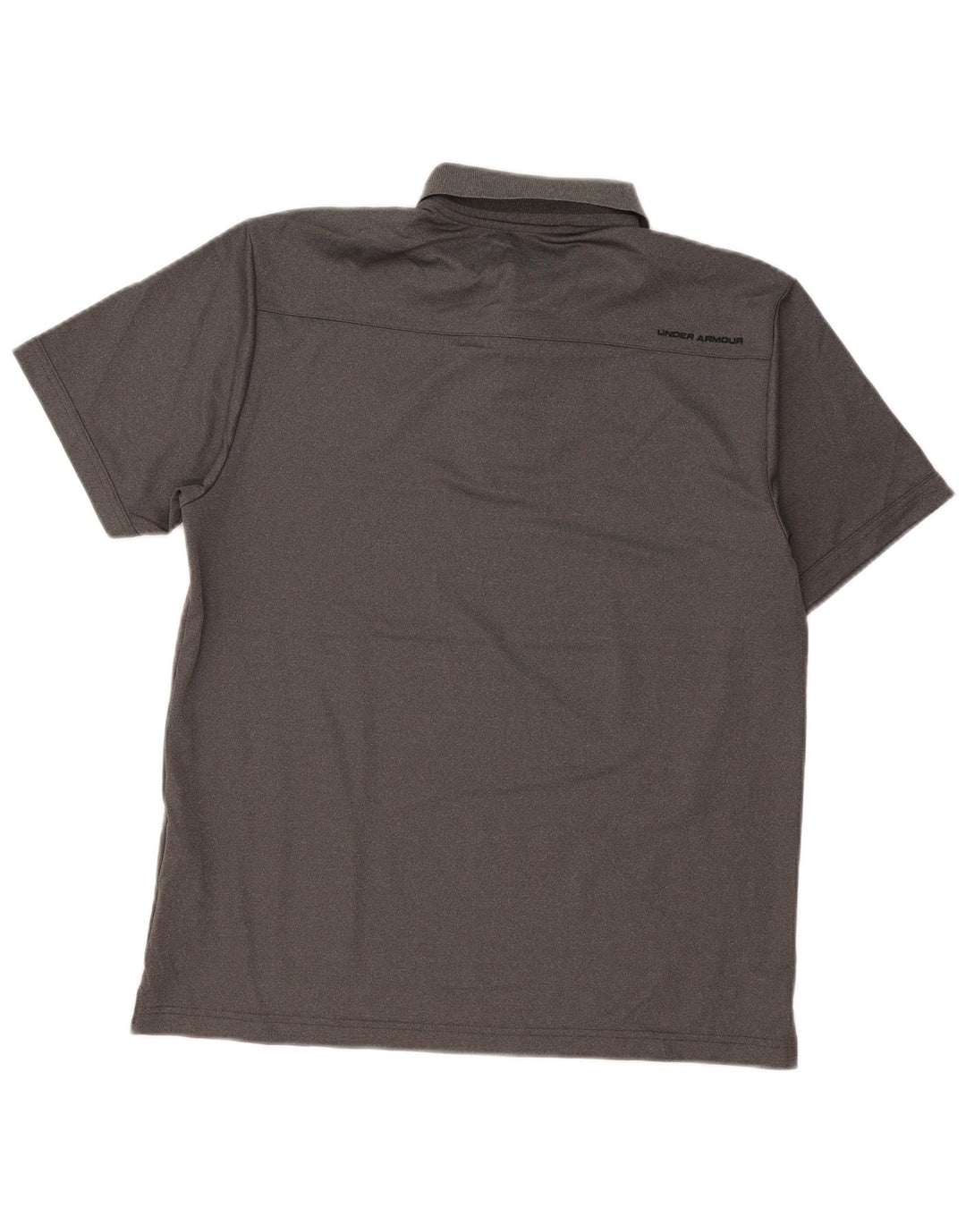 Polo Under Armour da uomo Heat Gear, grande, in poliestere grigio