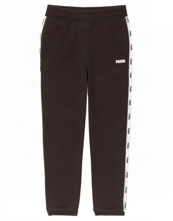Puma Pantaloni da tuta da uomo con grafica Joggers Small Nero Colourblock Cotton