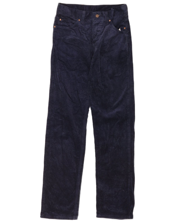 Pantaloni dritti in velluto a coste da donna Carrera W28 L31 Blu Navy