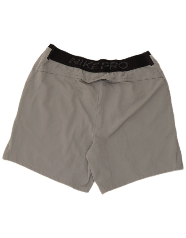 Pantaloncini sportivi Nike Dri Fit Standard Fit da uomo XL in poliestere grigio