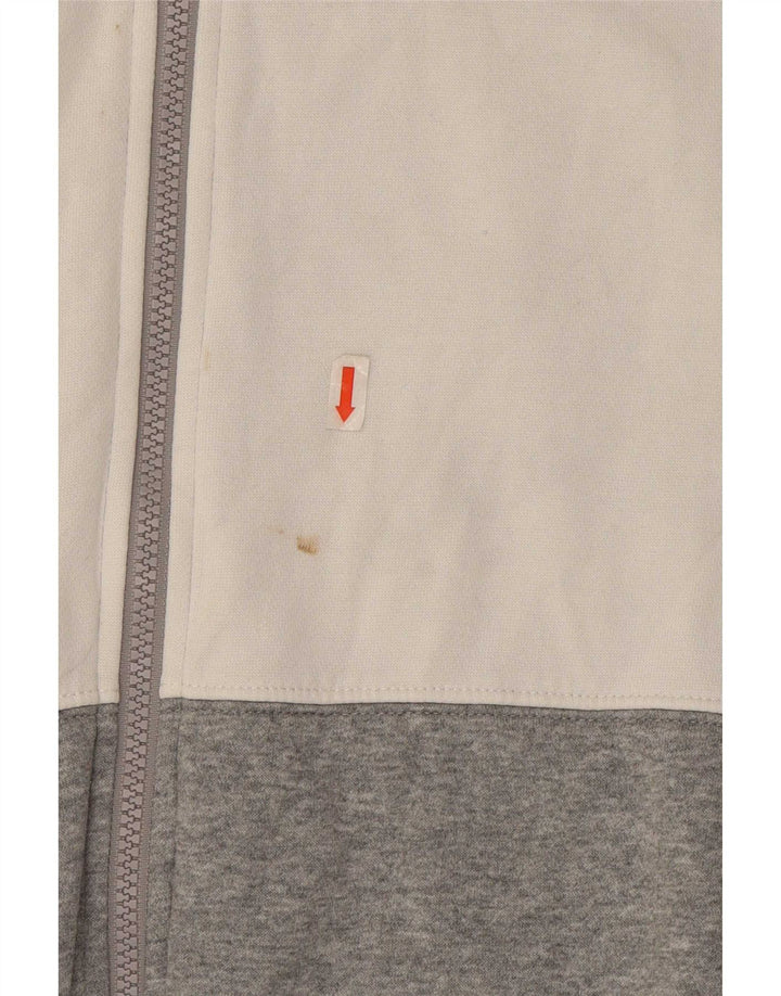 Giacca da ginnastica da uomo Nike Small in cotone color block grigio