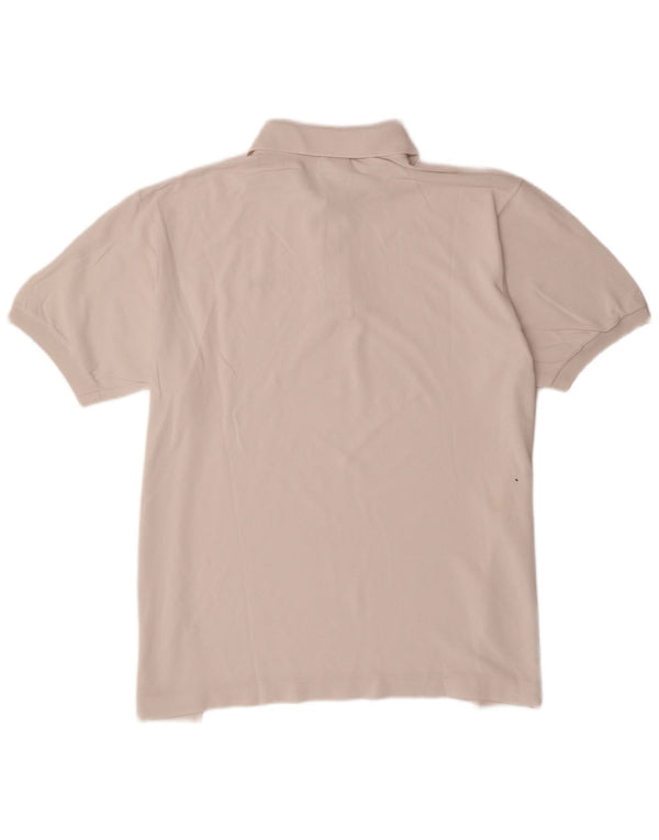 Polo da uomo Lacoste taglia 7 2XL cotone bianco