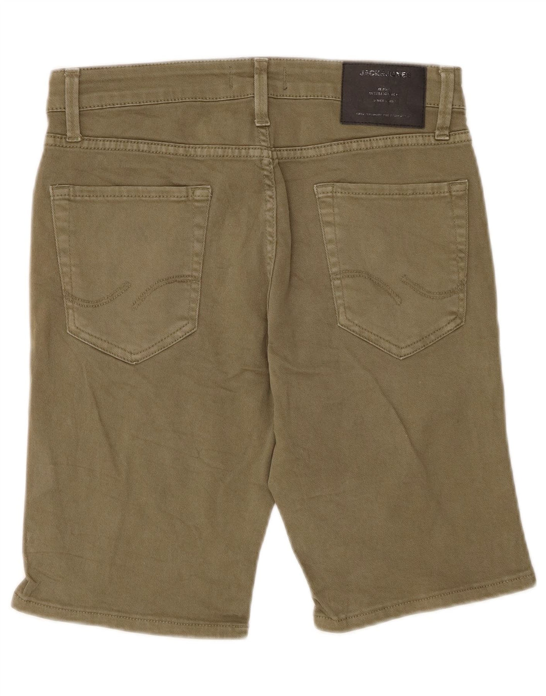 Jack & Jones Pantaloncini casual vestibilità regolare da uomo piccoli W29 cotone kaki