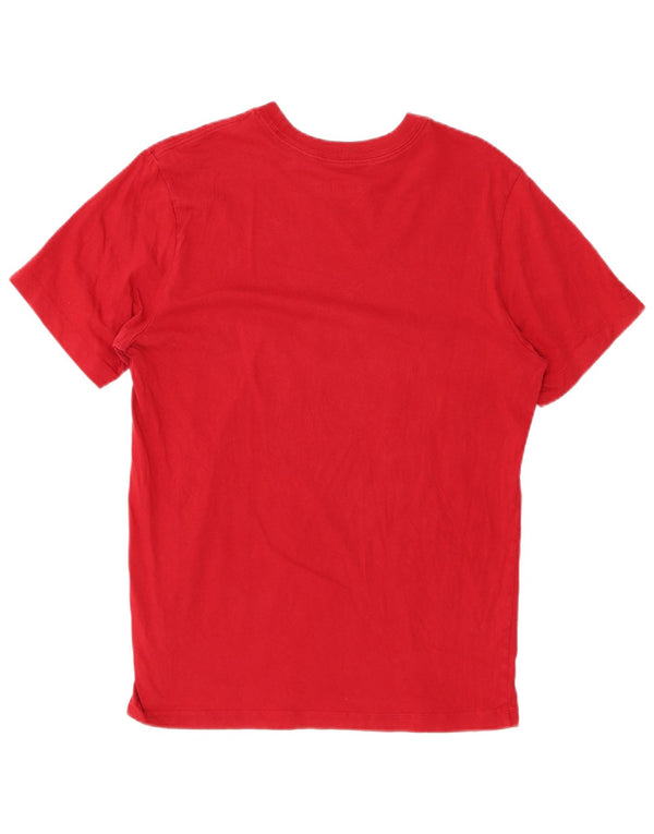 T-shirt grafica da uomo JORDAN Top rosso medio in cotone
