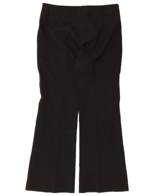 Pantaloni casual svasati da donna Zara EU 38 Small W28 L29 Poliestere nero