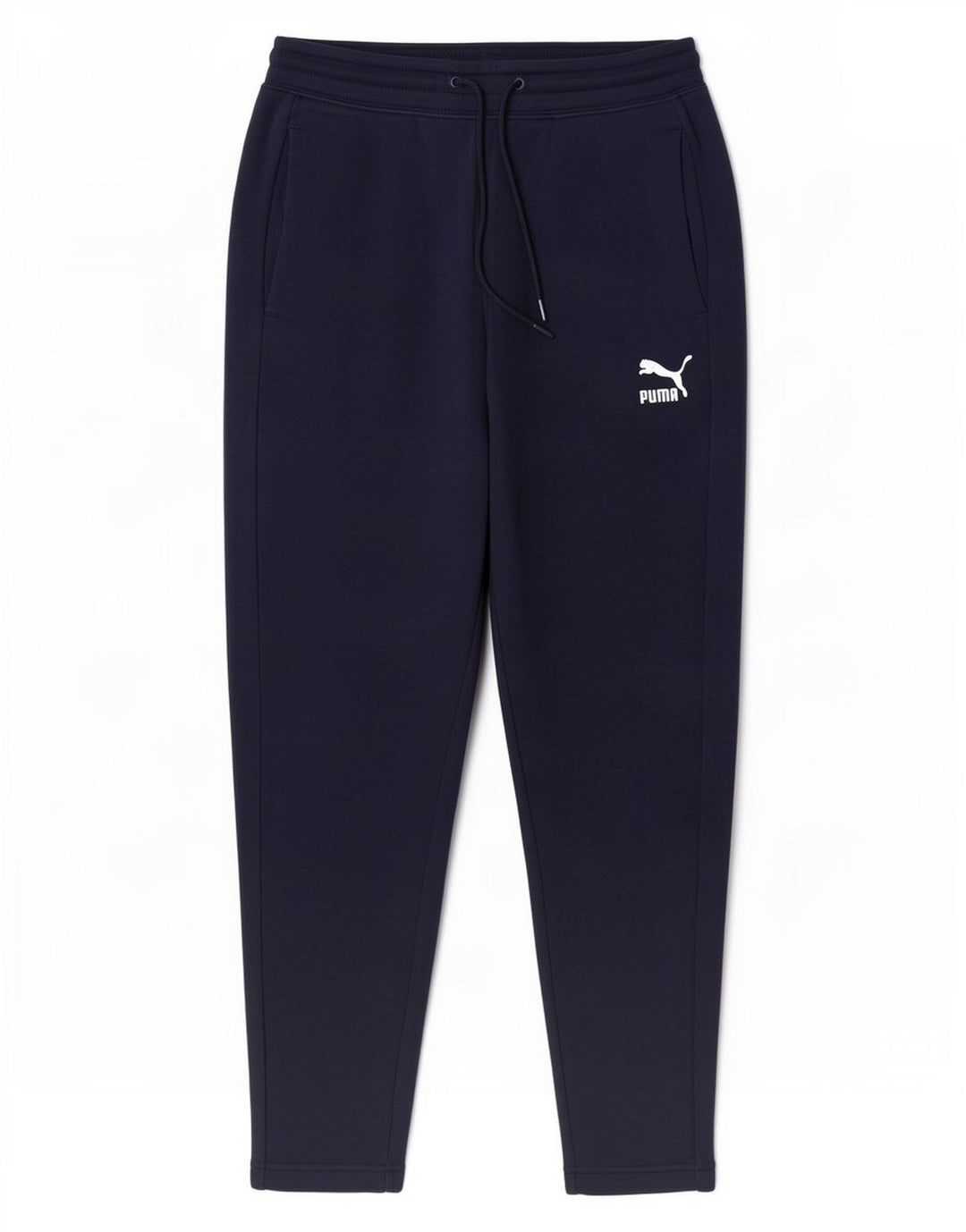 Pantaloni da tuta da uomo Puma Small in cotone blu navy