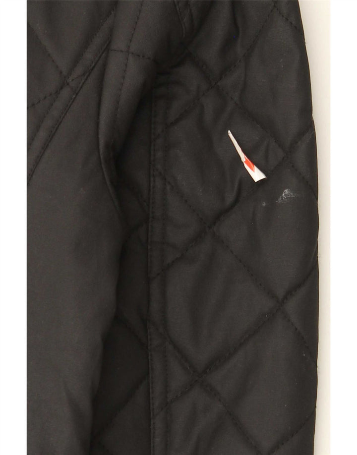 Polo Assn. Giacca trapuntata da uomo UK 38 cotone nero medio