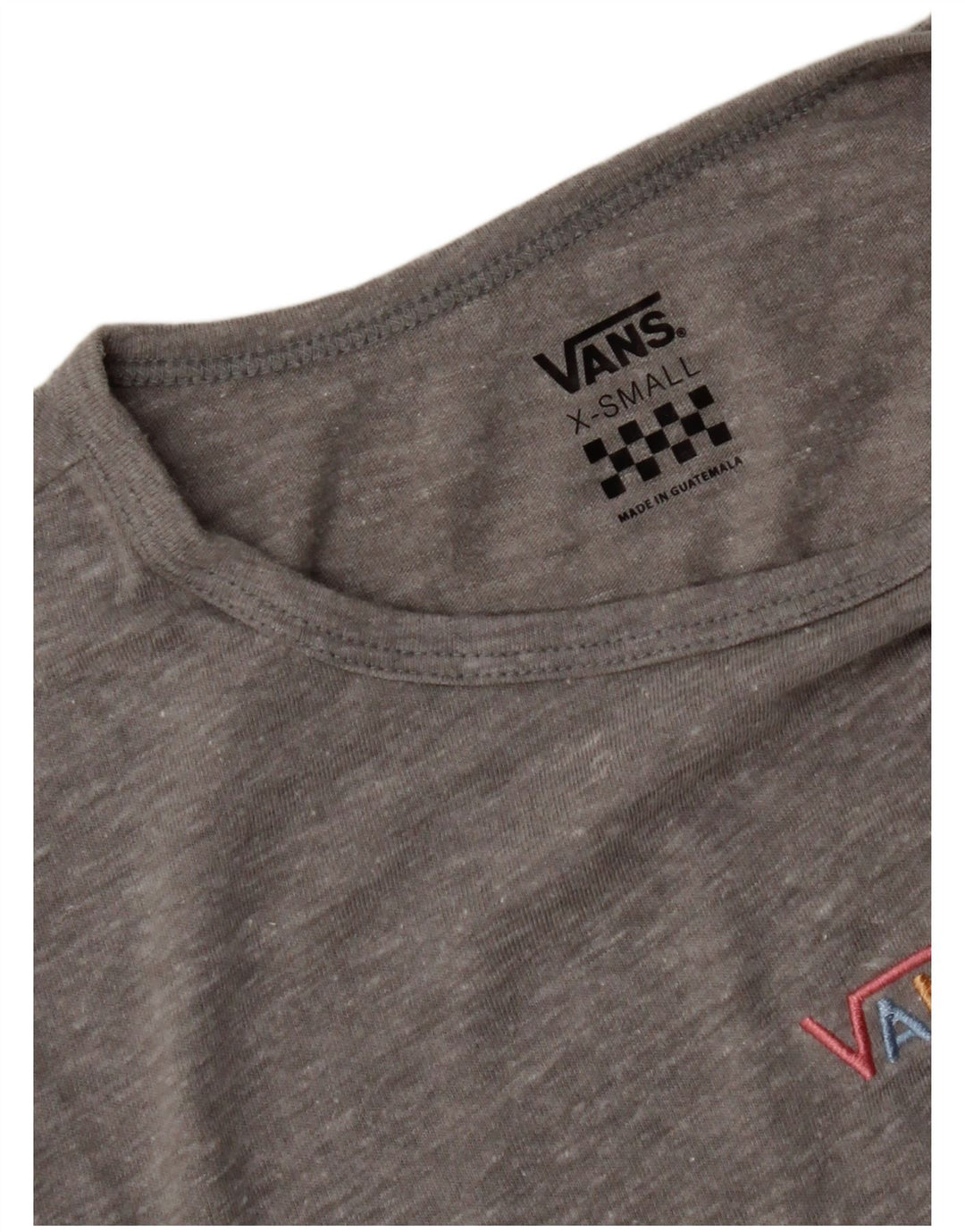 T-shirt da donna VANS UK 4 XS grigia chiazzata