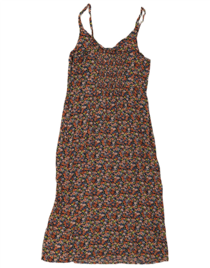 Abito sottoveste da donna Oasis UK 12 Viscosa floreale multicolore media