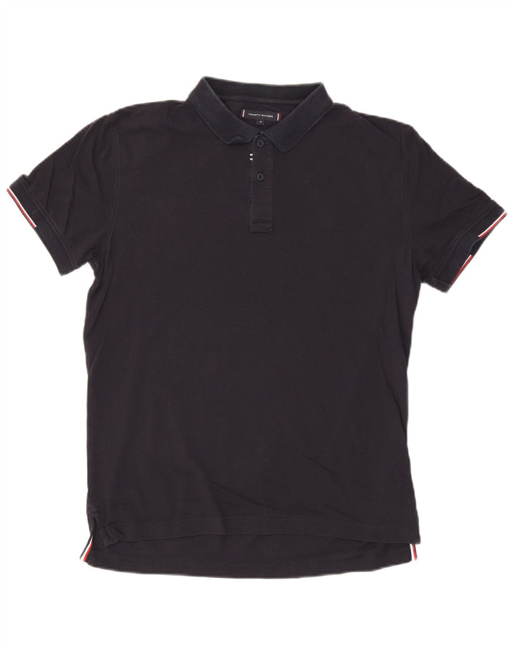 Polo da uomo vestibilità regolare Tommy Hilfiger cotone medio blu navy