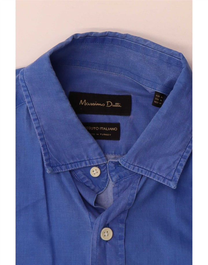Camicia da uomo Massimo Dutti Blu medio