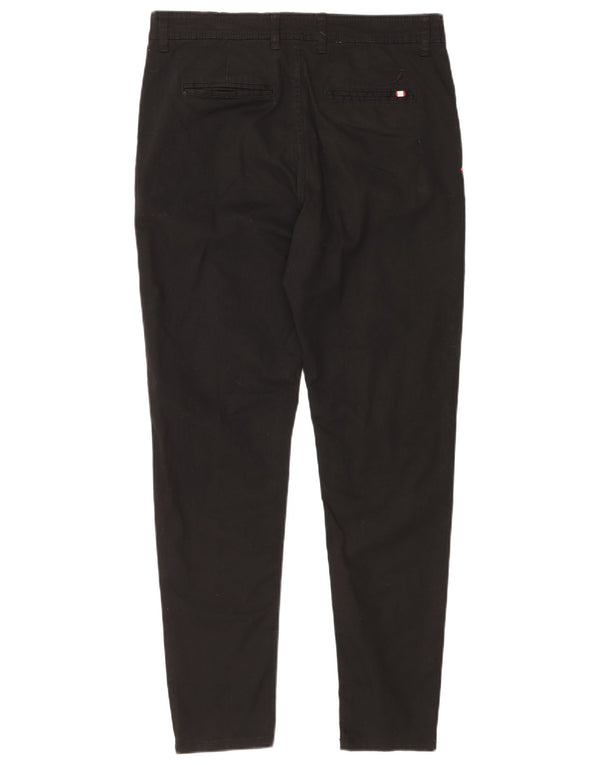 Pantaloni chino slim da uomo Kangol W32 L30 cotone nero