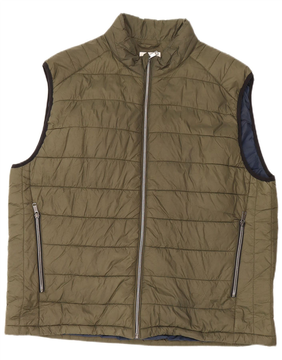 Gilet imbottito da uomo Zara UK 44 2XL Cachi
