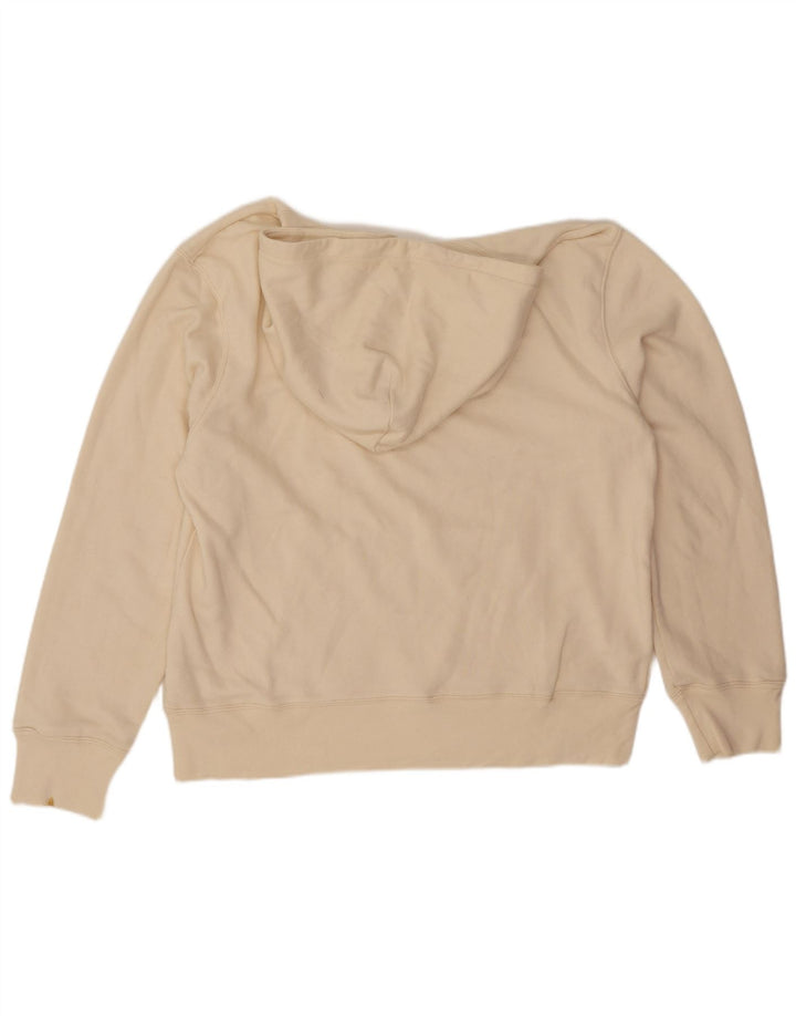 Gap Felpa con cappuccio grafica da uomo, grande, in cotone beige