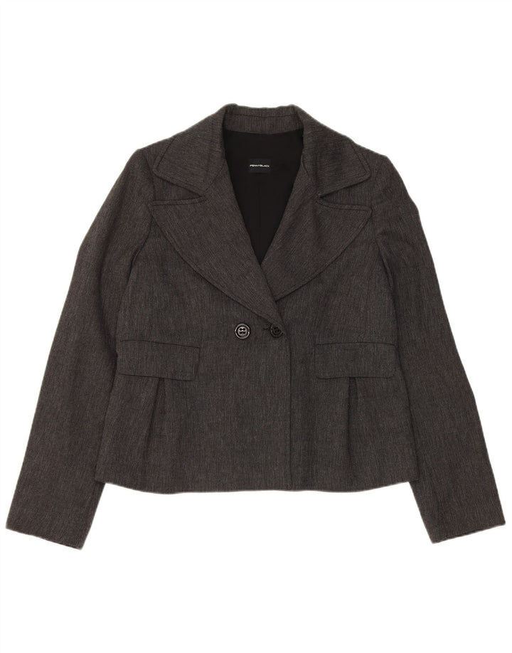 Giacca blazer doppiopetto da donna Penny Black UK 12 Grigio medio