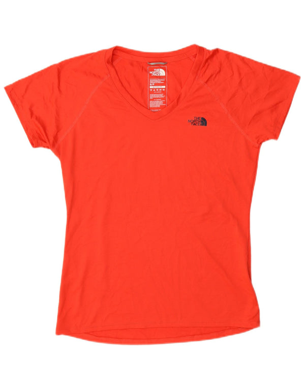 The North Face T-shirt attiva da donna Top UK 10 Small Rosso Poliestere