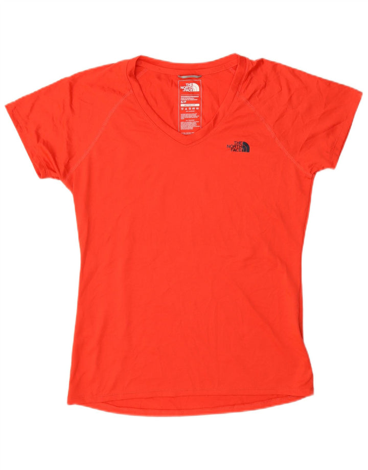 The North Face T-shirt attiva da donna Top UK 10 Small Rosso Poliestere