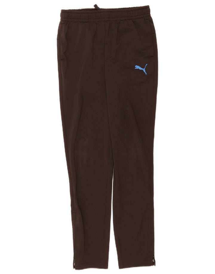 Pantaloni della tuta da ragazzo Puma 13-14 anni in poliestere nero