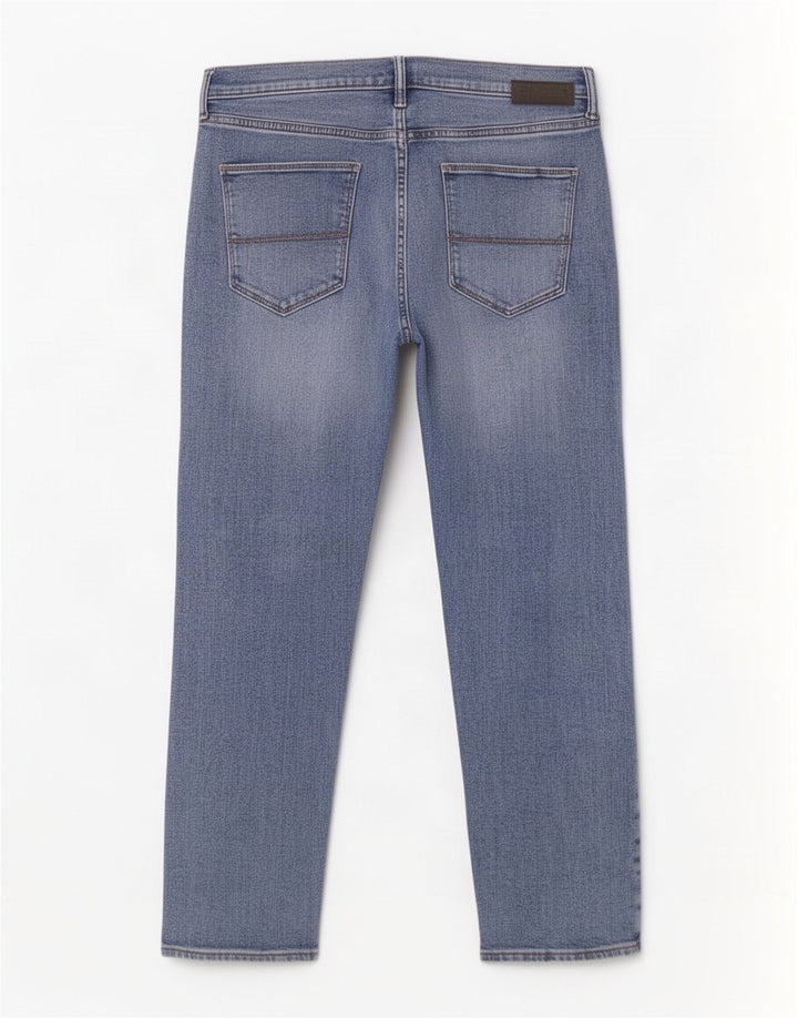 Jeans dritti da uomo Marks & Spencer W36 L29 cotone blu