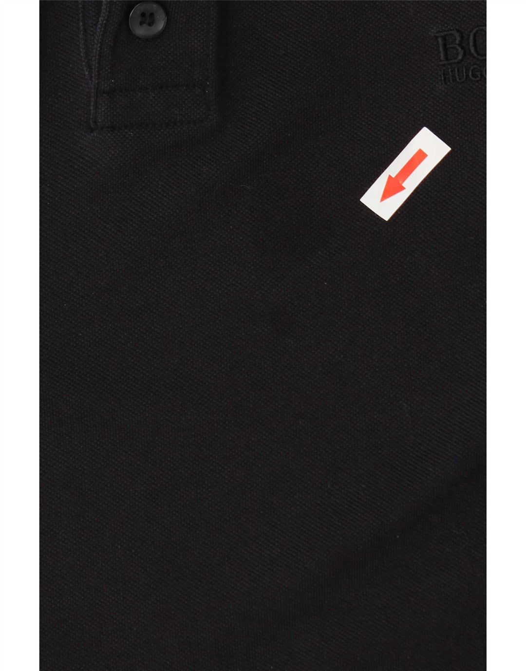 Polo da uomo Hugo Boss XL in cotone nero