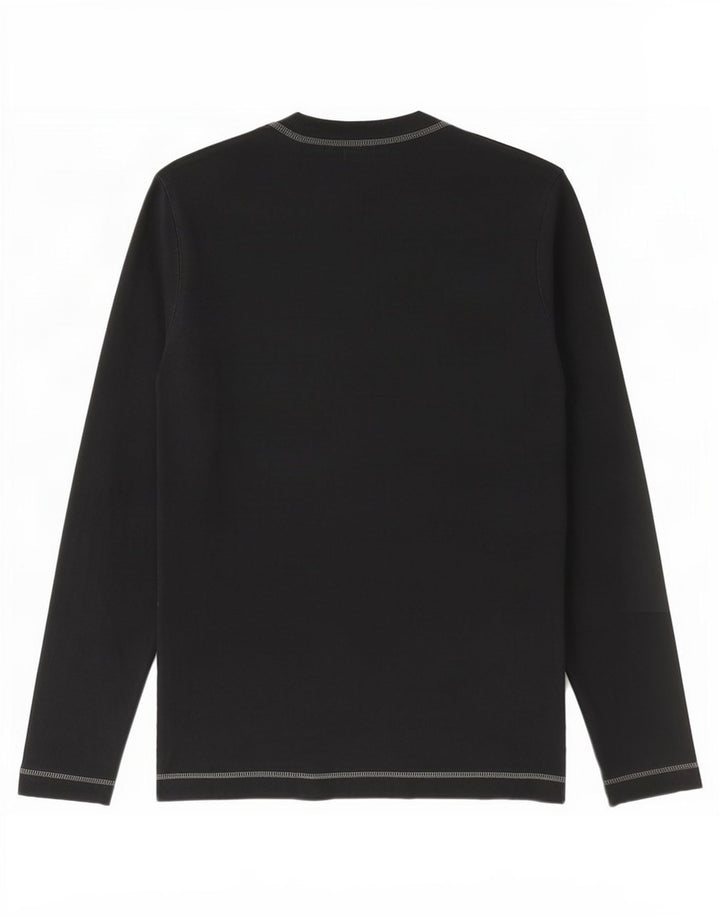 Levi's Uomo Top Manica Lunga Piccolo Cotone Nero