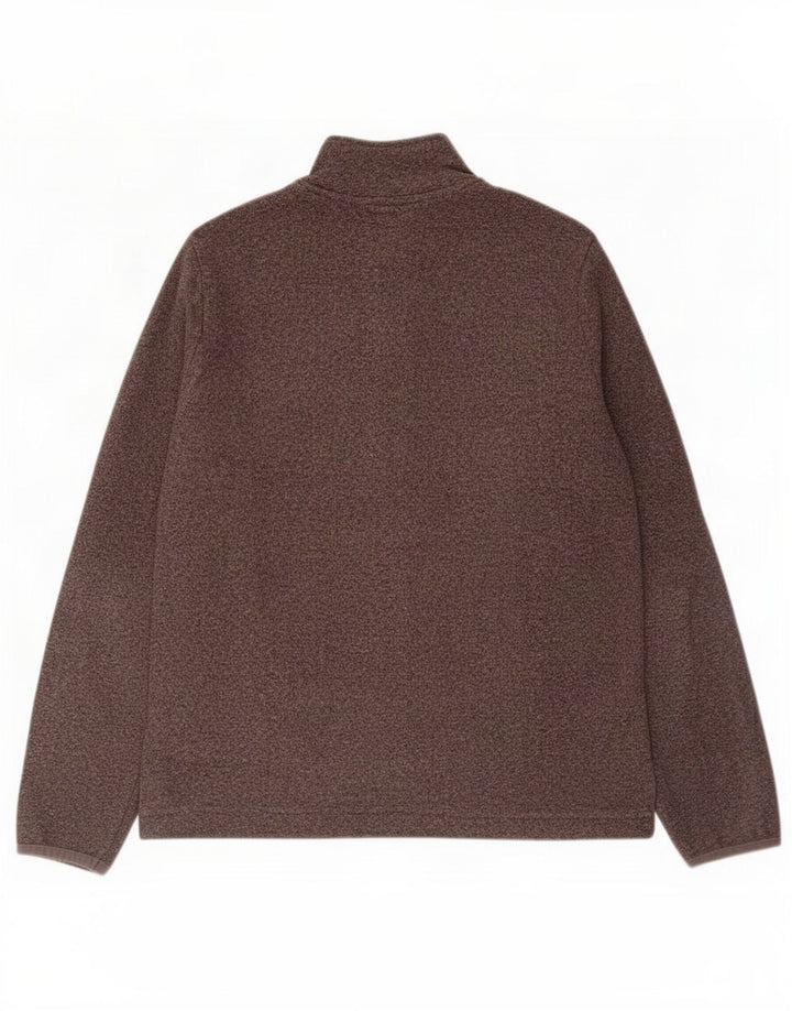 Giacca in pile da donna Marks & Spencer UK 14 grande poliestere grigio