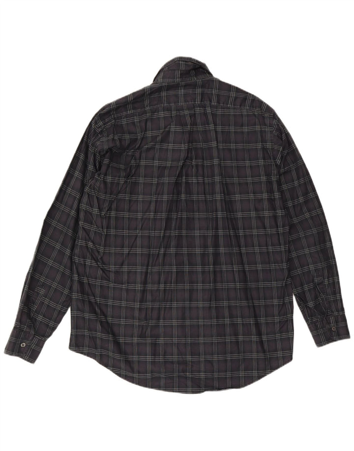 Camicia Trussardi Uomo 2XL Cotone Grigio Check