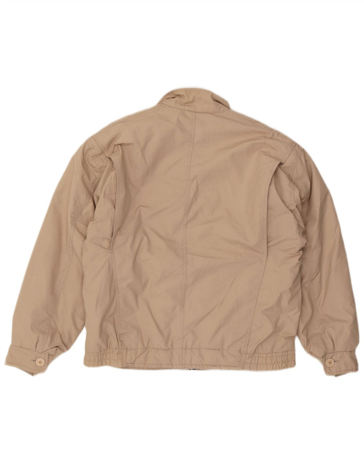 Bomber con cappuccio da uomo LONDON FOG UK 38 Poliestere beige medio