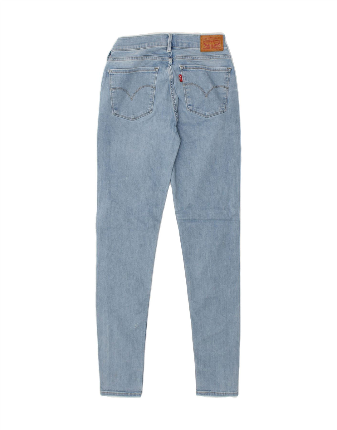 LEVI'S Womens 710 Super Skinny Jeans W27 L29 Blue Cotton Vintage Levi's and Second-Hand Levi's from Messina Hembry 