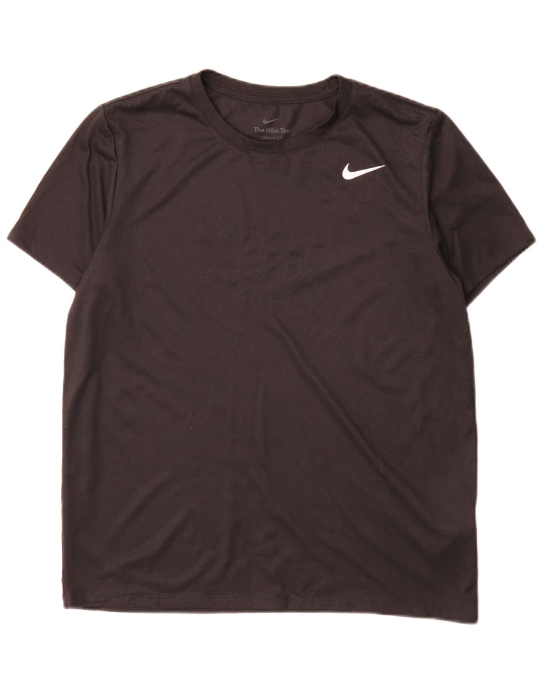 T-shirt Nike Dri Fit da donna, media, nera, poliestere, sportiva